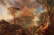 Thomas Cole A Wild Scene oil painting reproduction